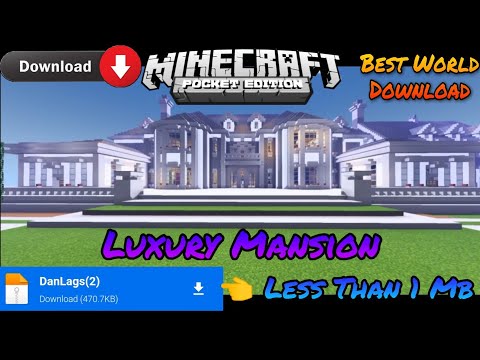 Minecraft Best World Download Link Mansion #minecraft #survival