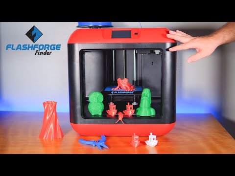 Fused deposition modeling flashforge finder 3d printer