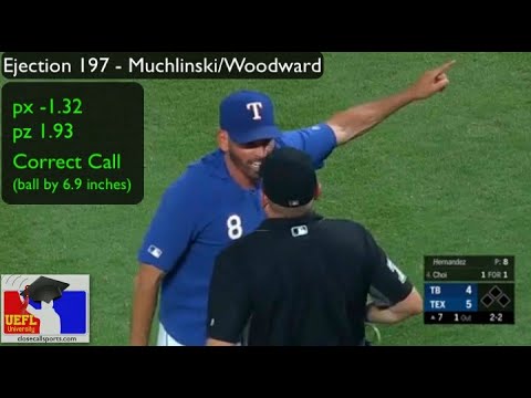 Ejection 197 - Mike Muchlinski Ejects Texas' Chris Woodward