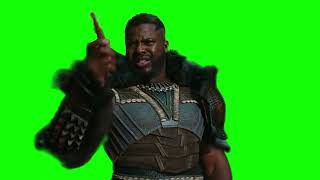 M’Baku “you bald-headed demon” green screen
