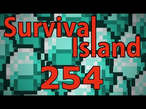 Minecraft- Survival Island [254] 120 DIAMONDS IN 20 MINUTES