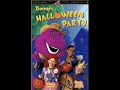 Barney S Halloween Party 1998 VHS