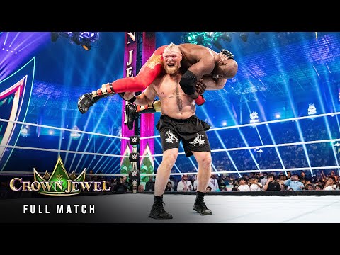 FULL MATCH: Brock Lesnar vs. Bobby Lashley: Crown Jewel 2022