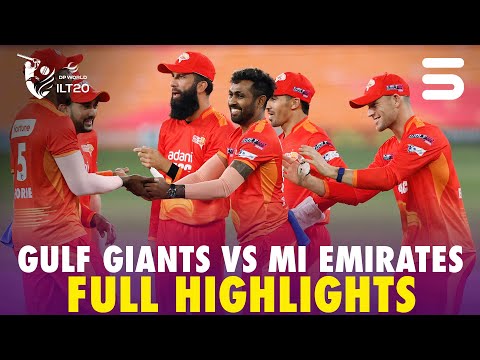 Full Highlights | Gulf Giants vs MI Emirates | Match 3 | DP World ILT20 | M3Y1U