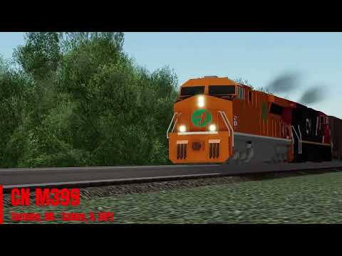 CN 3023 leads CN M399 in Swartz Creek, MI
