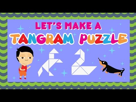 Play Tangram Puzzles with Dylan and Lazer | Activities for Kids