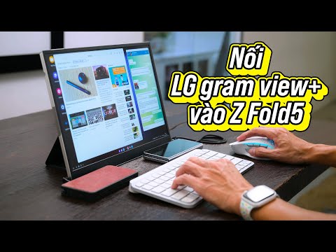 Novo dispositivo LG gram view+ e Z Fold5