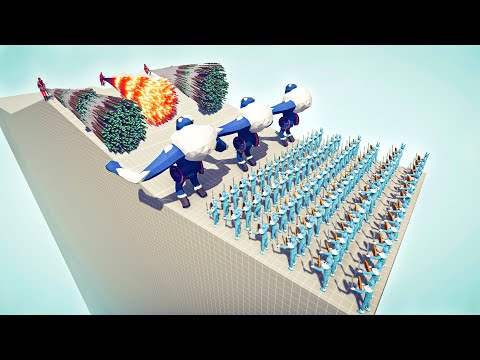 100x ICE WARRIOR + 5x ICE GIANT vs 3x EVERY GOD - Totally Accurate Battle Simulator