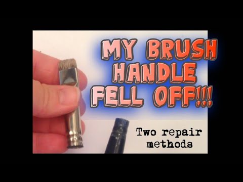 How to Repair a Paintbrush (Art Painting Brush Handle Fix, Two Methods)