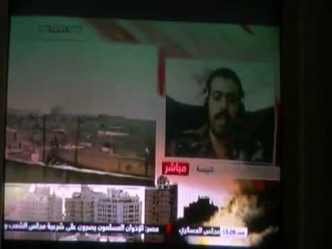 لقاء تلفزيوني مع النقيب وليد محمد الناطق الرسمي باسم المكتب العسكري في تلبيسة