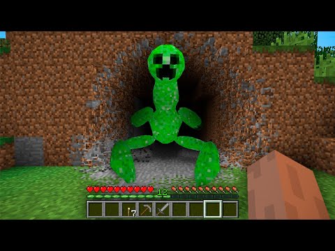 HOW NOOB FOUND CREEPER MUTANT TUNNEL IN VILLAGE!? Minecraft NOOB vs PRO! 100% TROLLING TRAP HOLE PIT