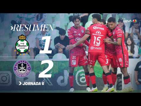 SANTOS LAGUNA 1-2 MAZATLÁN | Los Cañoneros remontaron y consiguen  su primer triunfo | ConMéxicoC26