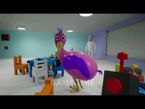 The Crazy Bird Opila & her Friend Banbaleena & Stinger Flint & Selin in Garten of Banban2 |Gameplay