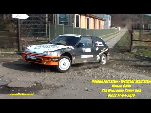 Hajduk Jarosław / Wroński Stanisław - Honda Civic - KJS Wiosenny Super OeS Biecz 14-04-2013