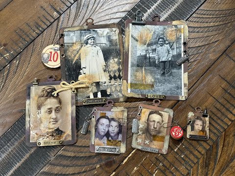 Craft With Me - Vintage Photo Tags