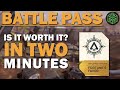 IS IT WORTH IT? Apex Legends Season 5 Battle Pass Explained in Less than 2 MINUTES