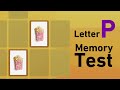 Letter P Memory Test Wordwall Game