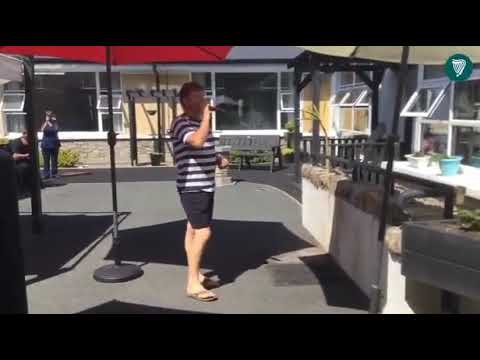 Daniel O'Donnell performs outdoor concert for Donegal nursing home