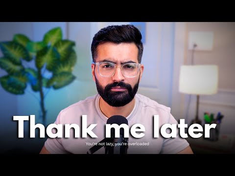 If You're Ambitious But Lazy, Please Watch This Video