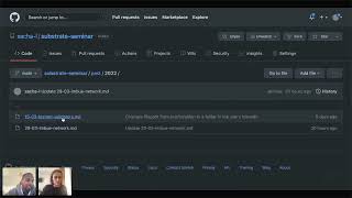 Substrate Seminar: Imbue network - crowdfunding DAO built with Substrate<br/>April 4, 2022 (01:06:48) Substrate Seminar: Imbue network - crowdfunding DAO built with Substrate<br/>April 4, 2022 (01:06:48)