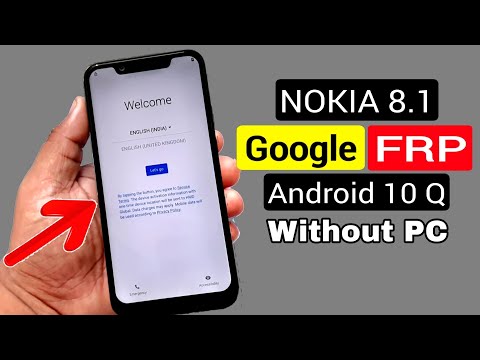 Nokia 8.1 Bypass Google Account/FRP Lock |ANDROID 10 Without PC