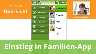 preview picture of video 'Übersicht über die Funktionen der FAMANICE App für Familien'