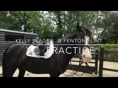 Kelly Seager & Fenton's Flint xc practice