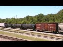 NS 8904 Leads NS 347, Mixed Freight, at Coffey's Cliff
