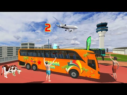 Impossible School Bus Simulator Tracks Driving - Bus Simulator - Android Gameplay
