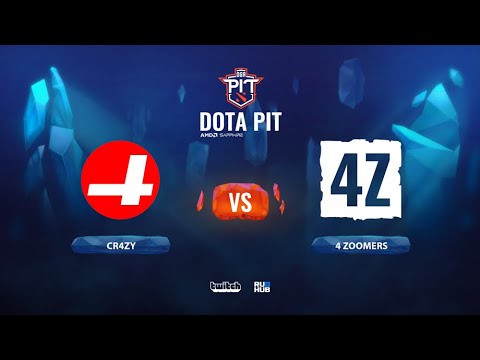 CR4ZY vs 4 Zoomers, OGA Dota PIT Season 2: Americas, bo3, game 1 [Lex & Smile]