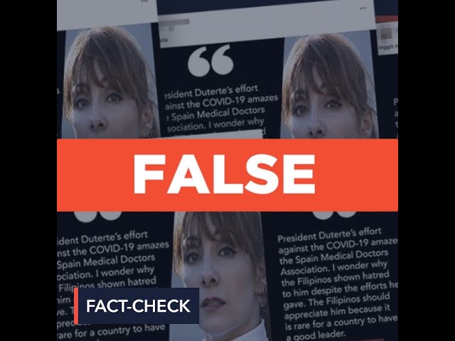 FALSE: Spain doctors’ quote on Duterte’s COVID-19 response
