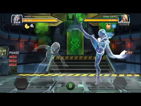 3 star Ghost vs uncollected Emma Frost boss / Marvel Contest of Champions