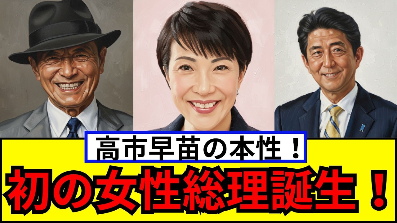 【本性暴露】高市早苗当選でこれから何が起きるのか？