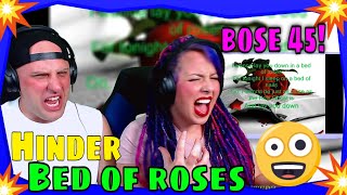 Listening To Hinder With Bose 45s on - Bed of roses | THE WOLF HUNTERZ REACTIONS