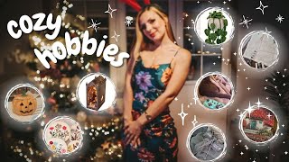 cozy hobbies to try this winter season ~ relieve stress, anxiety and boost your mood ✨