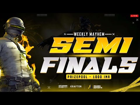 WEEKLY MAYHEM SEMI FINALS | ANUBIS INDIA | BGMI