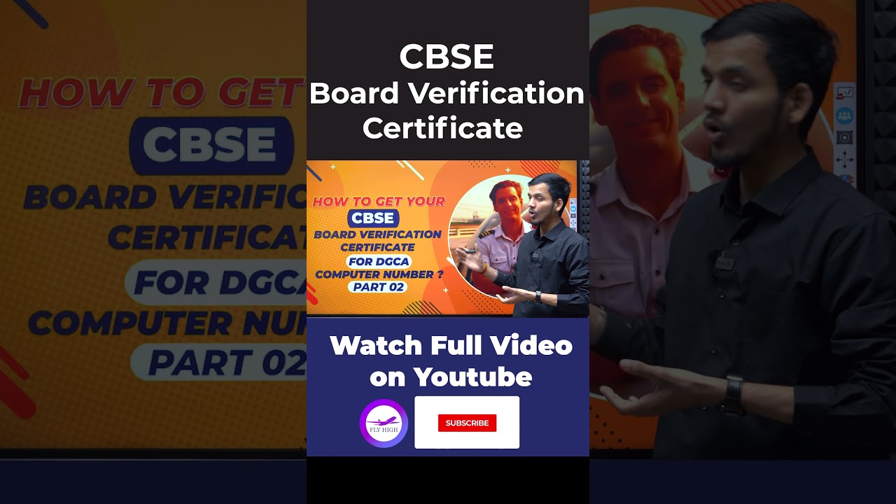 How to get CBSE board verification certificate | Fly High #Shorts