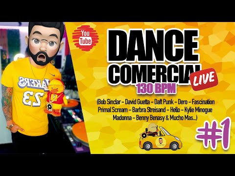 #EnVivo: DANCE Comercial INOLVIDABLES 130 BPM - Los Grandes ÉXITOS (P. 1)