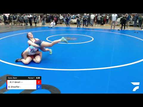 127 Lbs Cons. Semi - Reagan Fallon-Small, WA Vs Brooklyn Sheaffer, IL 0622