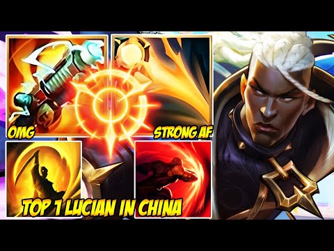 WILD RIFT CHINA TOP 1 LUCIAN  - HE DASHED THROUGH FIVE PEOPLE AND LIVED
