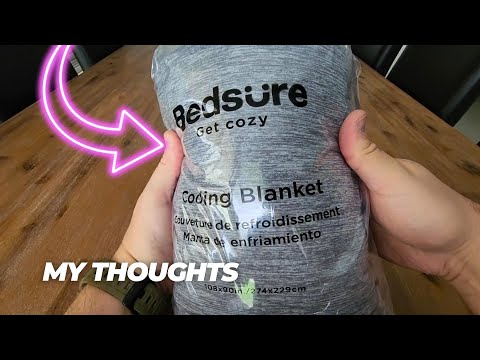 Bedsure Cooling Blanket King Size for Hot Sleepers - Summer Blanket King, Lightweight Thin Blanket