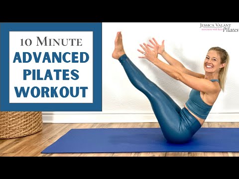 10 Minute Advanced Pilates Mat Workout!