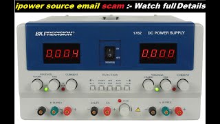 Ipower Source ! ipower source email scam :- Watch full Details ! ipower source email