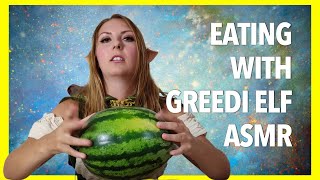 Eat with Greedi Elf 💓 social eating #ASMR video