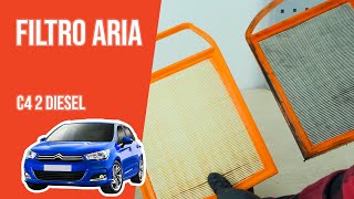 Youtube thumbnail of video "Cambio filtro aria Citroën C4 2 1.6 HDI 💨"