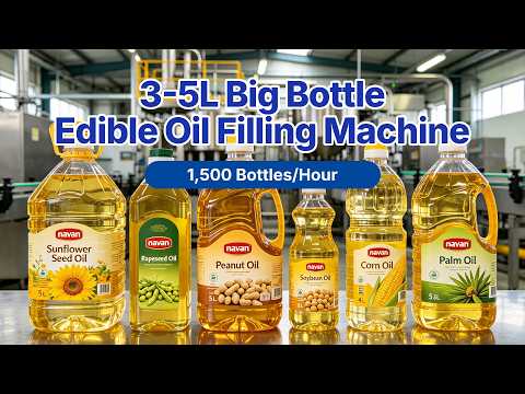 navan machine Bottle Edible Oil Production Line video