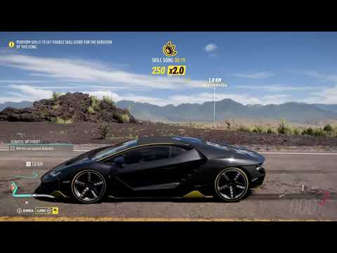 FH5 Lamborghini Centenario 4 wheel steering
