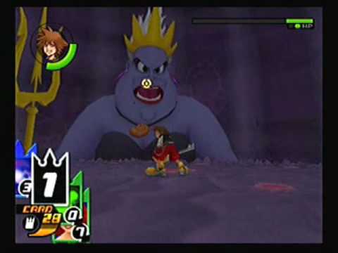 Kingdom Hearts Re:Chain of Memories English - Part 51 - Boss Ursula (Proud Mode/No Damage)