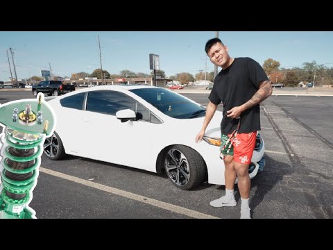 Honda Civic Si Coilovers review! Tein Flex Z