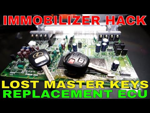 Immobilizer Hacking Lost or New Keys for Lexus Toyota | ECU Replacement Immobilizer Hack